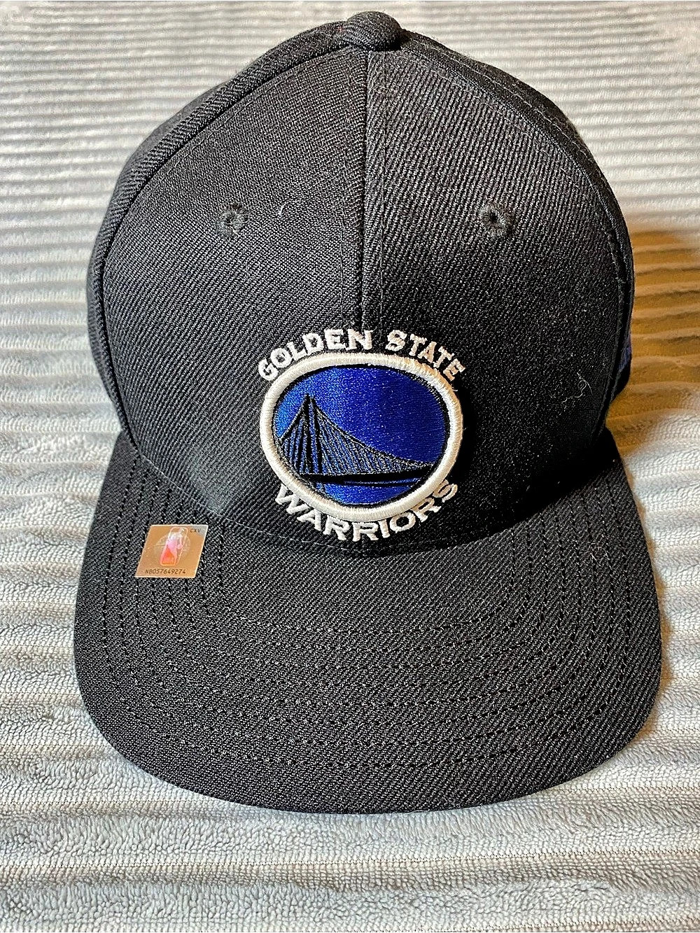 adidas Golden State Warriors NBA Snapback Hat Black & Blue